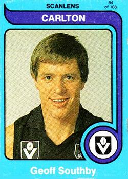 1980 Scanlens VFL #94 Geoff Southby Front